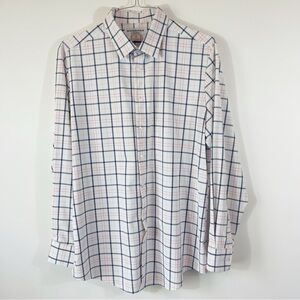 MIZZEN + MAIN Performance Menswear Button Down Plaid Size XL